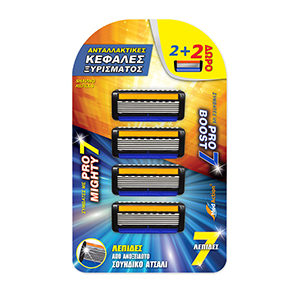Ανταλλακτικά ξυραφάκια για Pro Boost 7 και Pro Mighty 7 2+2 δώρο